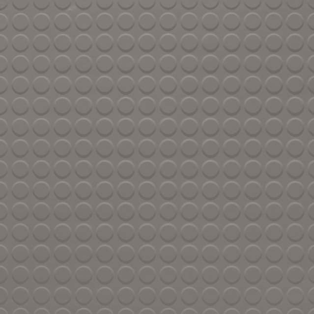 Tarkett Raised Round Rubber Tile 121 Cement RT121RD 24" x 24" by 1/8"