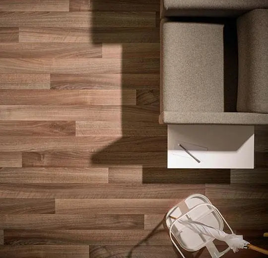 Forbo Dark Walnut Heterogeneous Sheet Vinyl 10232 Eternal Wood (79" Width)