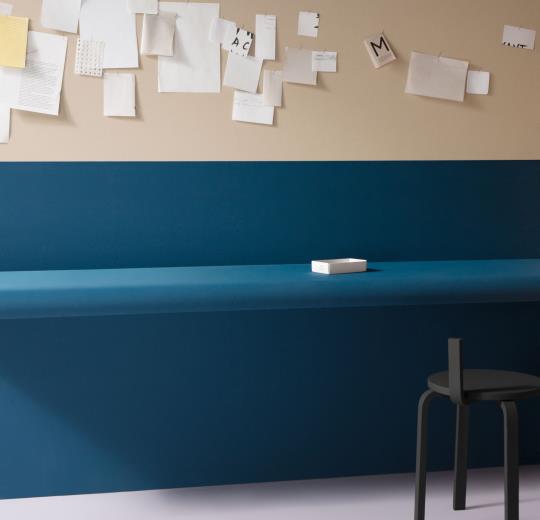 Forbo Bulletin Board Linoleum 2214 Blue Berry Surface Sheet Material