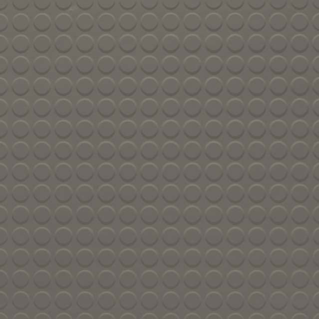 Tarkett Raised Round Rubber Tile 281 Grizzly RT281RD 24" x 24" by 1/8"