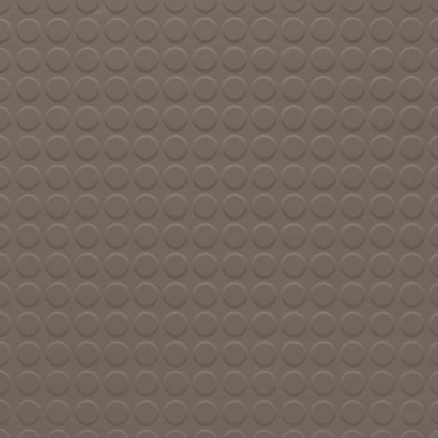 Tarkett Raised Round Rubber Tile 45 Sandalwood RT45RD 24" x 24" by 1/8"