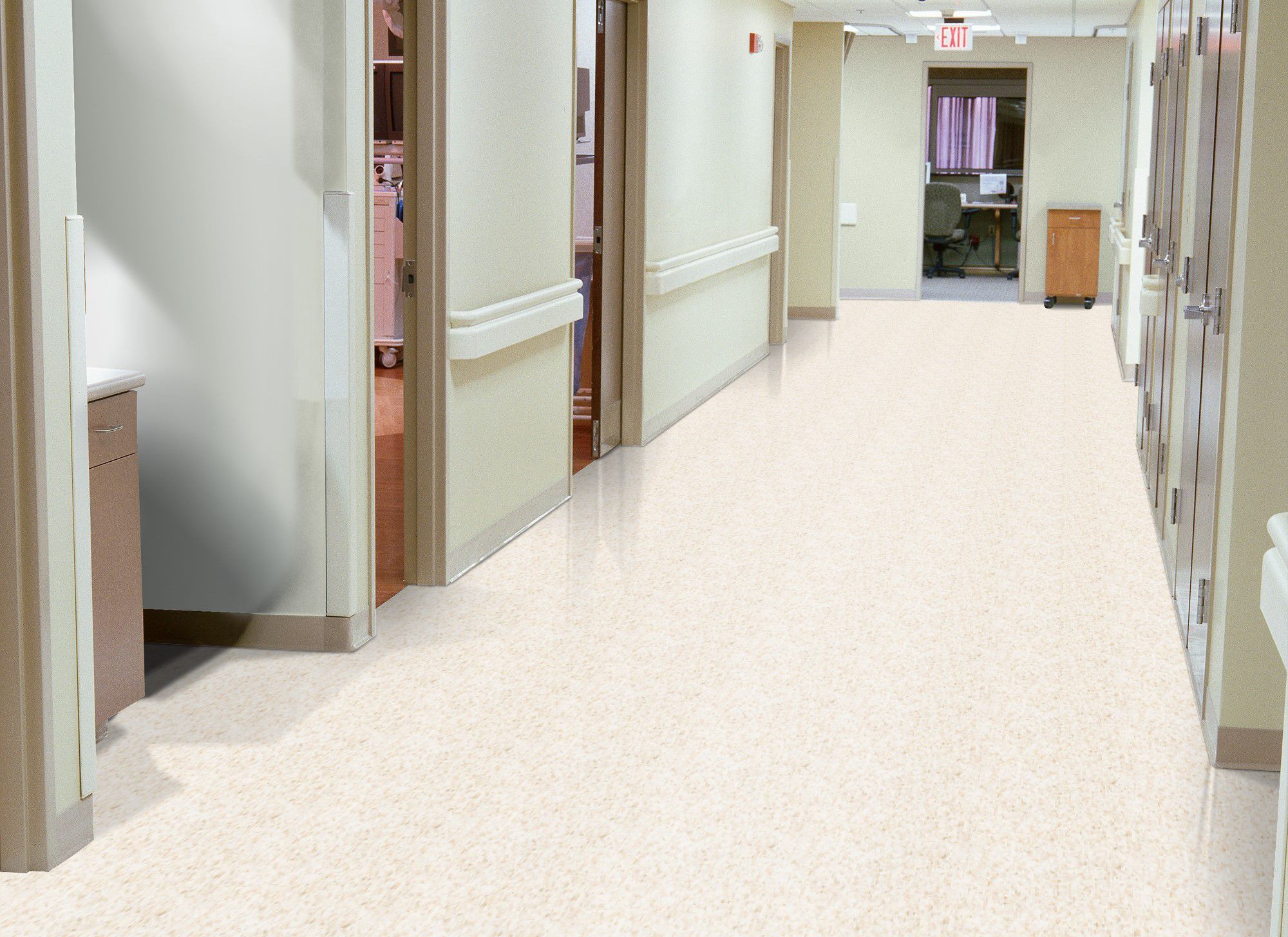 Armstrong 51839 Fortress White Standard Excelon Imperial Texture Vinyl Composition Tile VCT 12" x 12" (45 SF/Box)