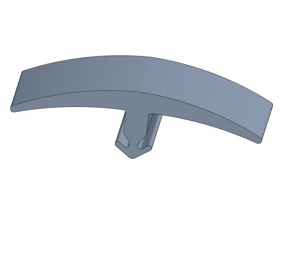 Tarkett / Johnsonite CD-XX T-Molding 1/4" and 5/16" 240' LF/Box – product image showing size, style, and brand details.