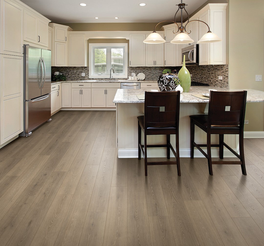 Mohawk Outerbanks Laminate CDL77-09W RevWood Select Boardwalk Collective 7.48" x 47.25" (22.09 SF/Box) — room view