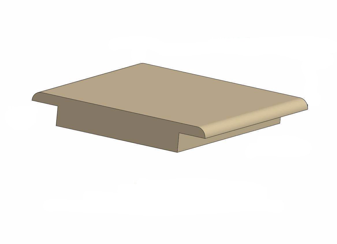 Tarkett / Johnsonite CTA-XX-M Wheeled Traffic Transition 1/4" to 1/4" 120' LF/Box – product image showing size, style, and brand details.