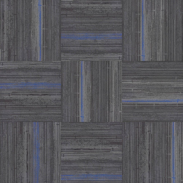 Next Floor Carpet Tile Highlight 707102 Dusk Cobalt 19.7" x 39.4" (54