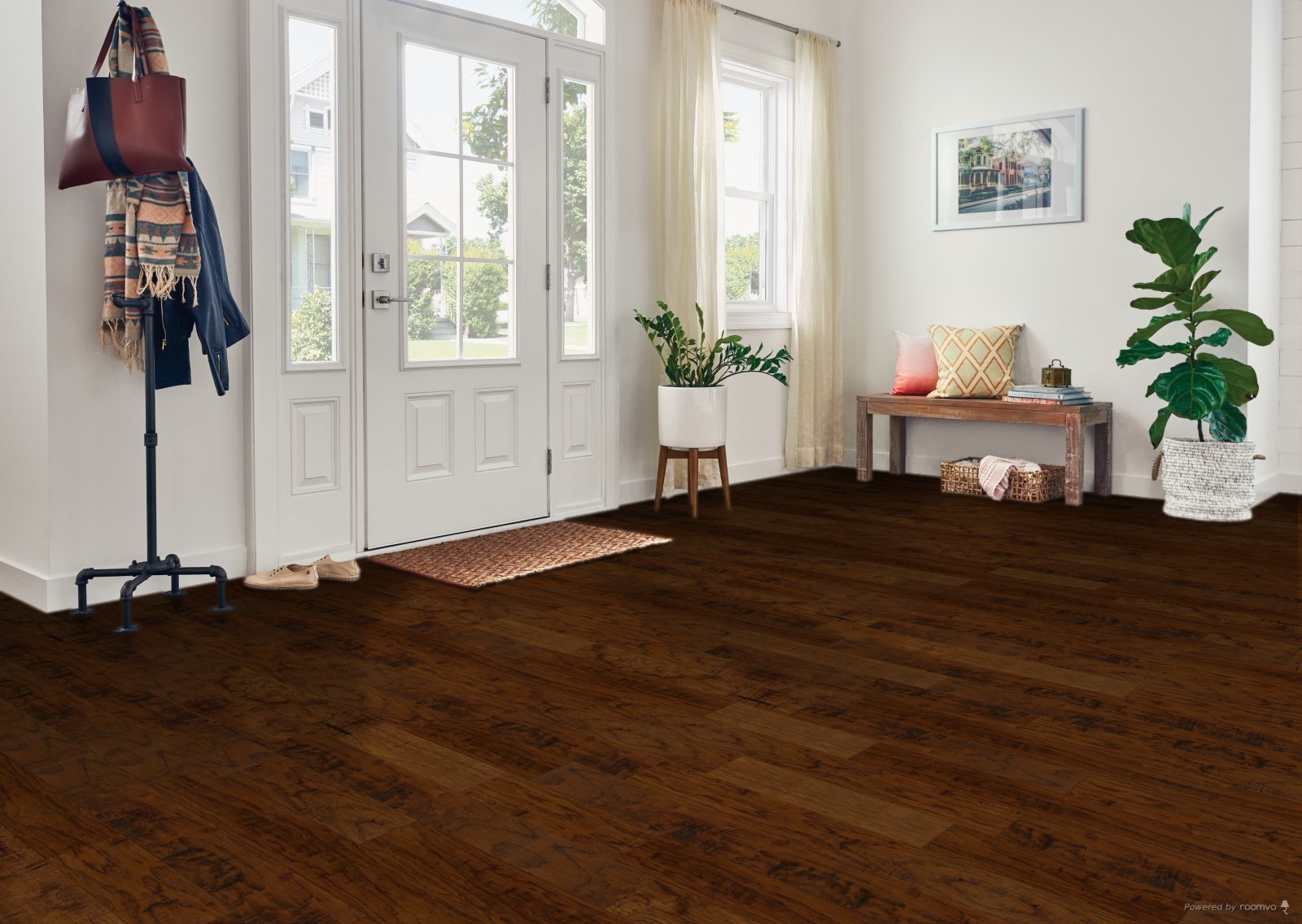 Bruce Frontier BRUEEL5203EE Brushed Light Mocha  5" x 10"- 60" Hickory Engineered Hardwood (36.5 SF/Box)