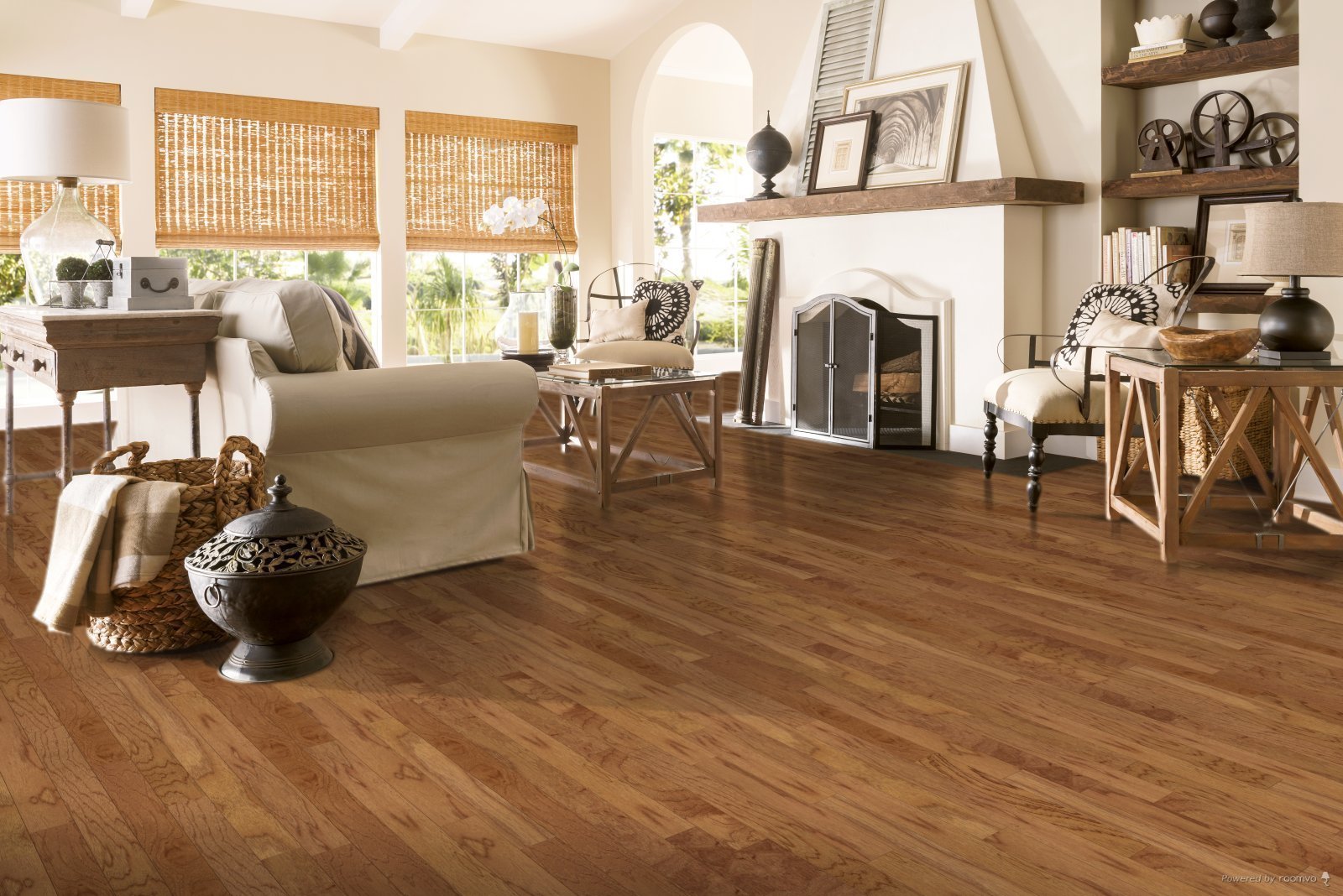Bruce Turlington Lock&Fold BRUEHK68LGEE Golden Spice/Smokey Topaz 3" x 10 - 48" Hickory Engineered Hardwood (22 SF/Box)