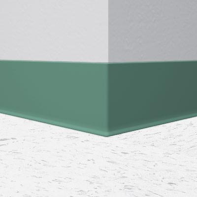 Flexco Wallflowers Wall Base 047 Vizcaya Palm 4" x 4' Pieces (30 Pcs. / Box) by 1/8" Cove (with Toe)