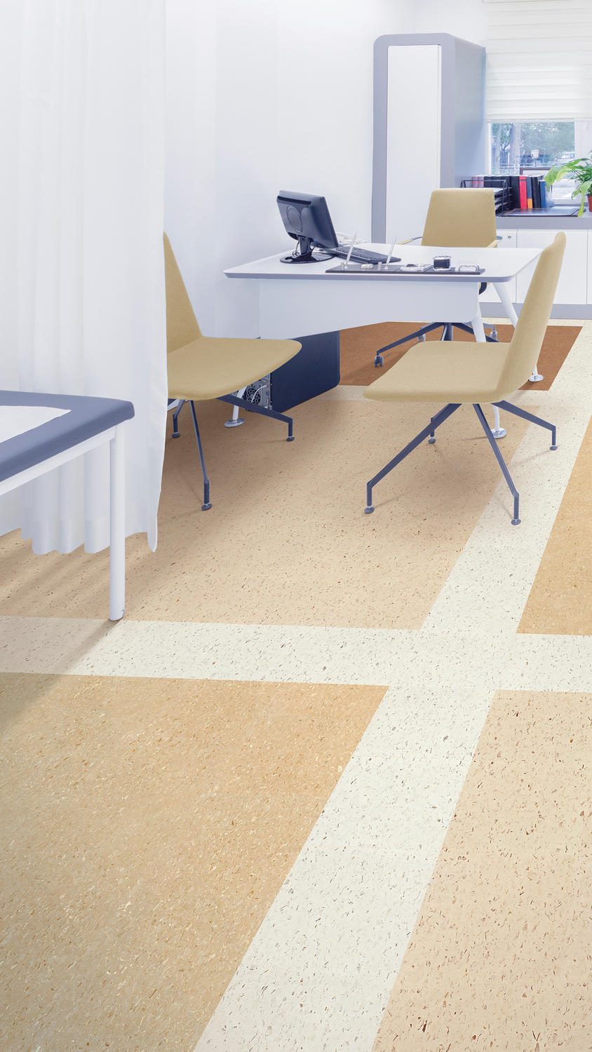 Tarkett VCT II 556 Sandstone 12 in. x 12 in. Vinyl Composition Tile