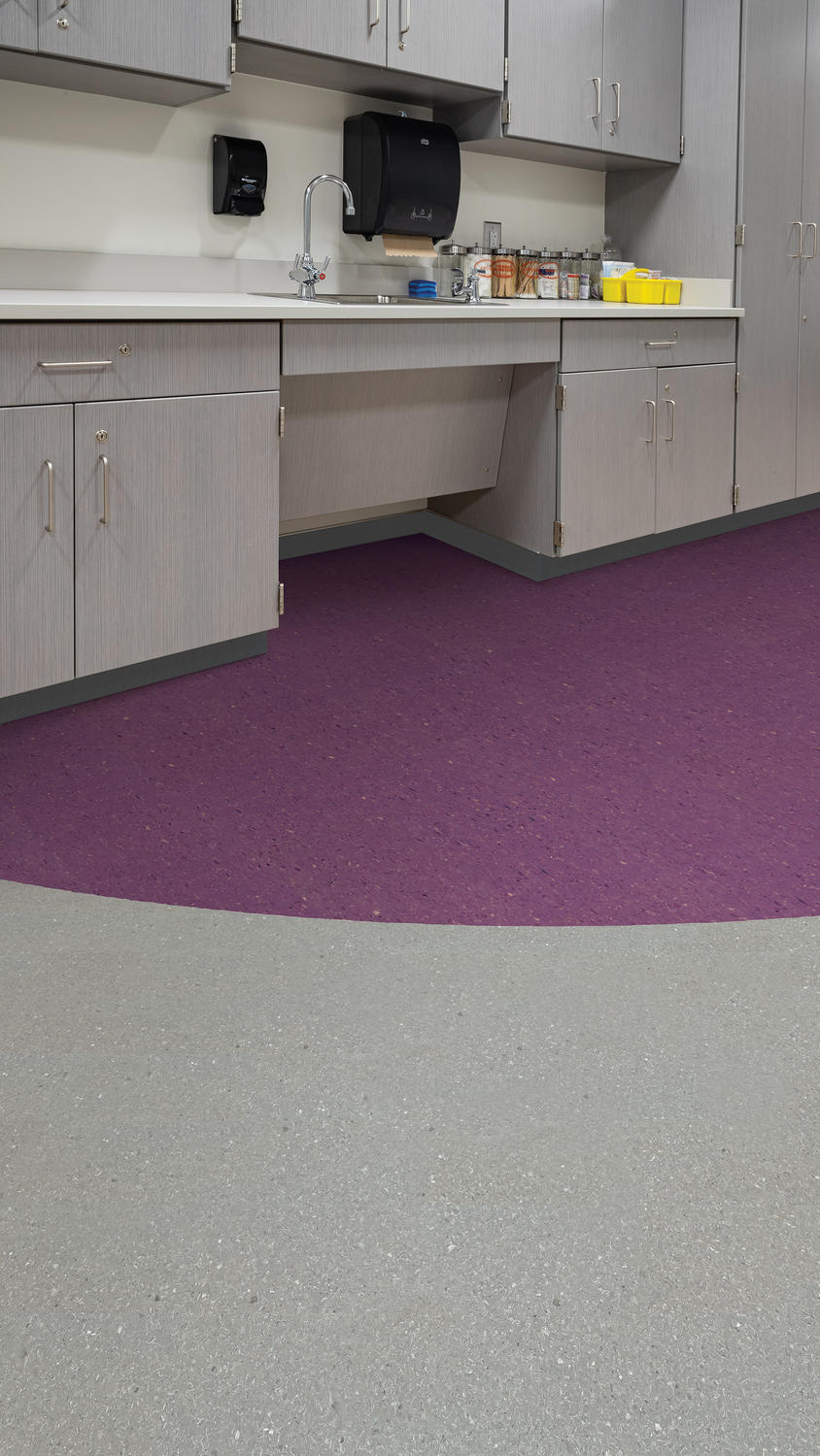 Tarkett VCT II 513 Deep Plum 12 in. x 12 in. Vinyl Composition Tile