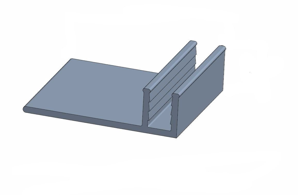 Tarkett / Johnsonite MT-00-A Track Base Pinless for Glue Down 1-1/8" to 21-64" 144' LF/Box – product image showing size, style, and brand details.