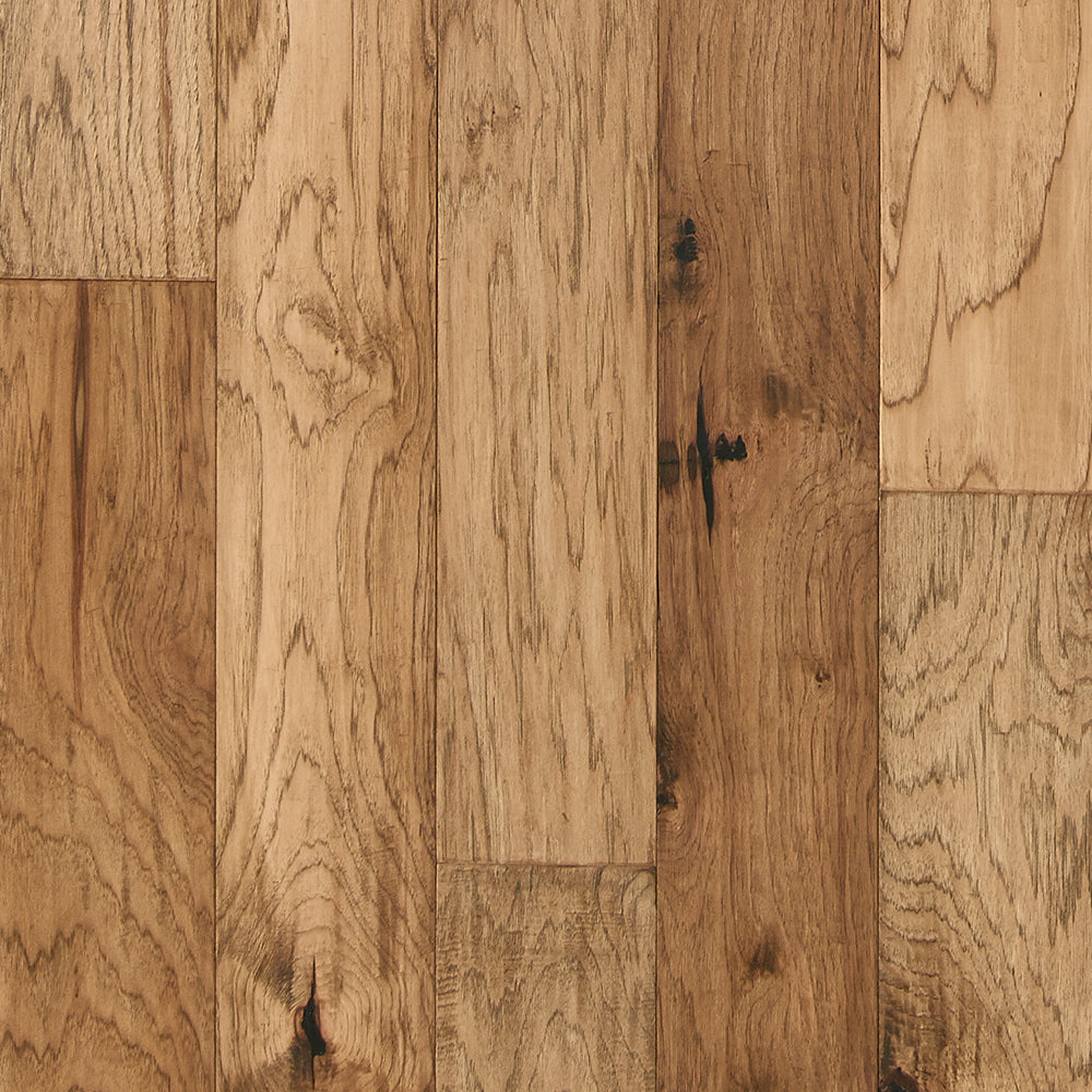Mannington Hand Crafted Mountain View Hickory Champagne 6.57" Wide With Varying Lengths Up to 83”