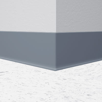 Roppe Dark Gray 150 - 6" x 120' - 700 Series Wall Base