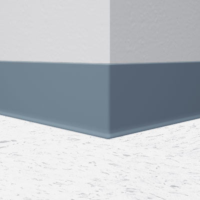 Roppe Steel Blue 177 - 4" x 120' - 700 Series Wall Base