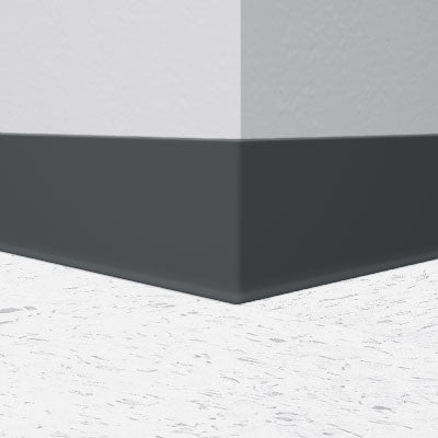 Roppe Black Brown 193 - 6" x 120' - 700 Series Wall Base