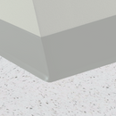 Roppe Pinnacle Wall Base Iceberg 4