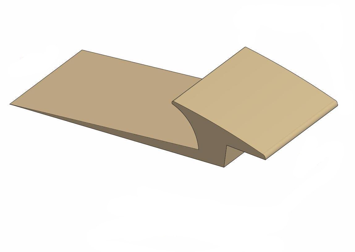 Tarkett / Johnsonite SLT-XX-A Slim Line Transition 1/4