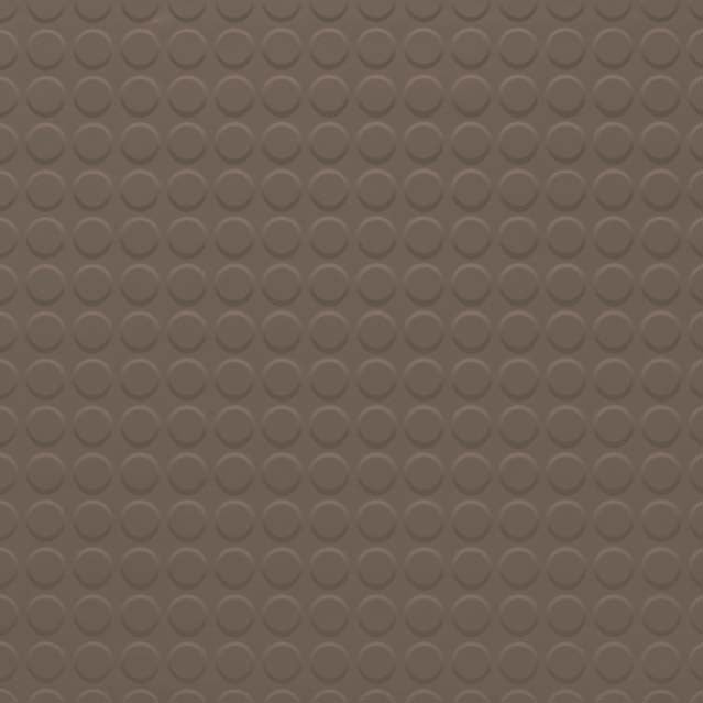 Tarkett Raised Round Rubber Tile Ta7 Rusty Nail RTTA7RD 24" x 24" by 1/8"