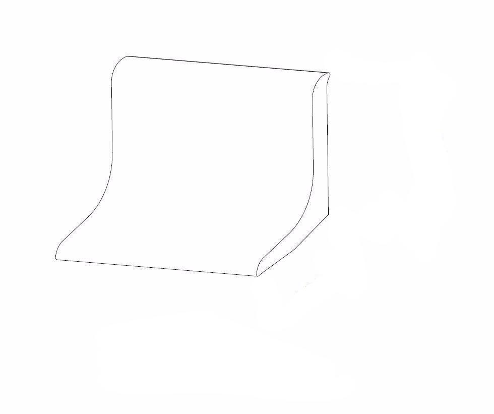 Tarkett / Johnsonite TM-50-A Tub Molding 1" to 1/2" 120' LF/Box – product image showing size, style, and brand details.