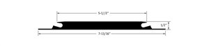 Johnsonite Threshold VT-XX-M2 Flooring Components 3' pieces