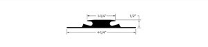 Johnsonite Threshold VT-XX-M6 Flooring Components 3' pieces