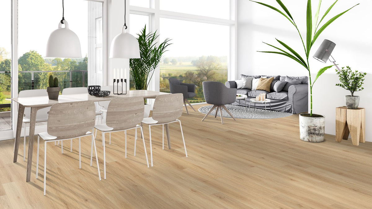 COREtec Springfield Oak SPC Vinyl Plank Flooring VV017-01020 LVP Pro Classics 7" x 48" (28.84 SF/Box) — room view