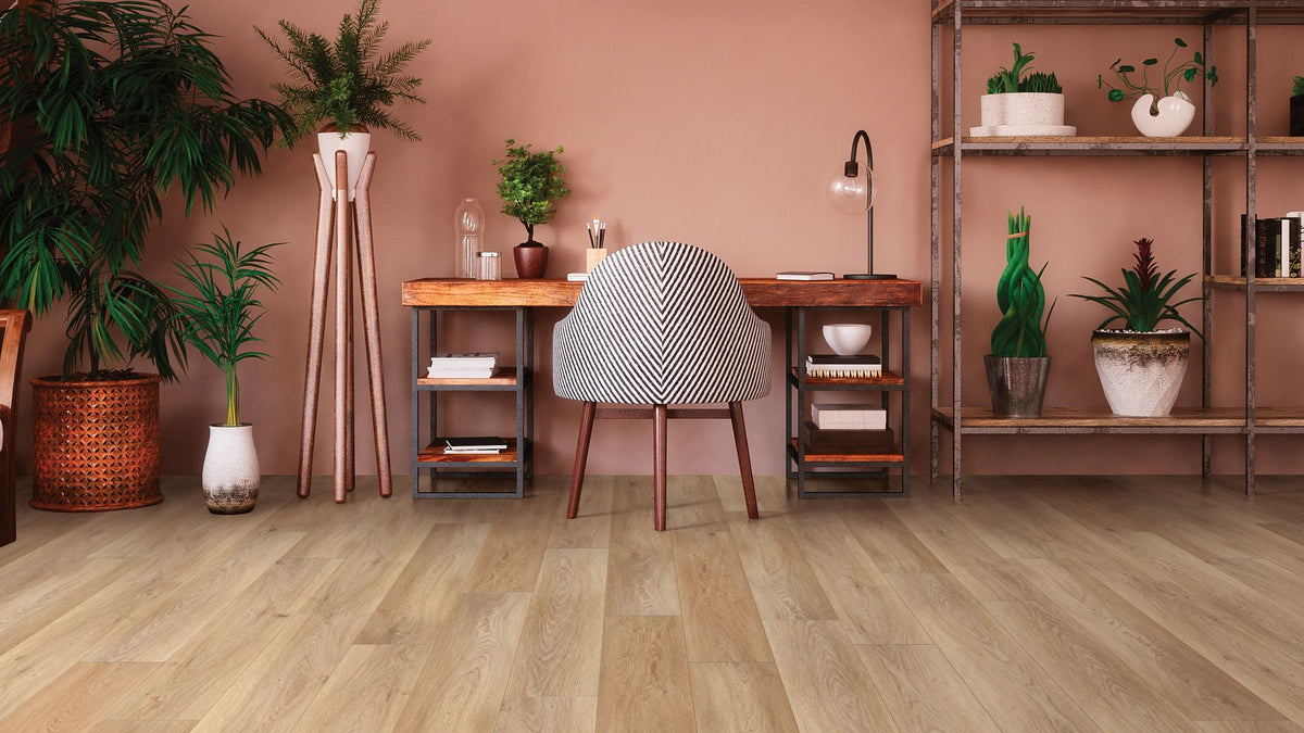COREtec Wiltshire Oak SPC Vinyl Plank Flooring VV488-02101 LVP Pro Premium 9" x 72" (36.64 SF/Box) — room view