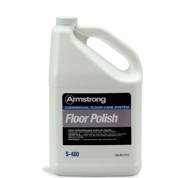 Armstrong S-480 Commercial Floor Polish 1 Gallon