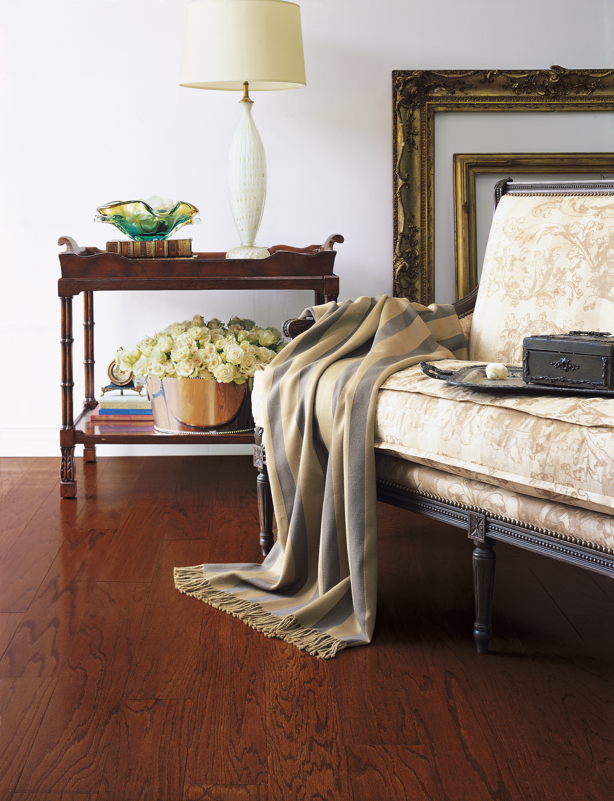 Bruce Engineered Hardwood Flooring Red Oak Turlington Lock&Fold Cherry 5" EAK28LGEE