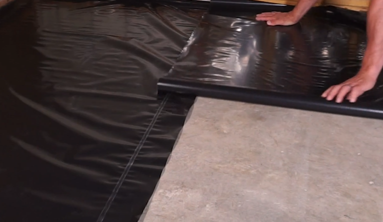 --COREtec 6 mil Black Poly Film Underlayment 46" x 26.33" (100 SF / Roll)