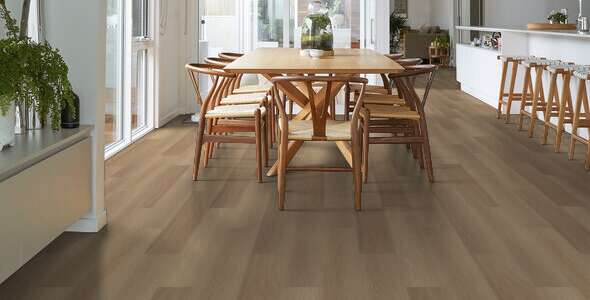 Shaw Endura Plus Vinyl Flooring A Modern Dining Area