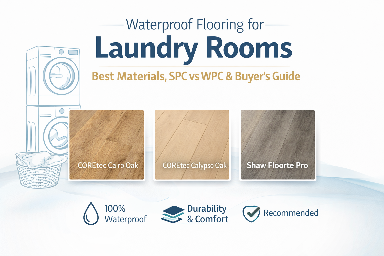 Best Waterproof Flooring for Laundry Rooms: SPC vs WPC Guide