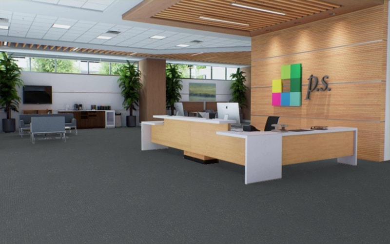 Mohawk Group Amend Art Flooring Reception Area