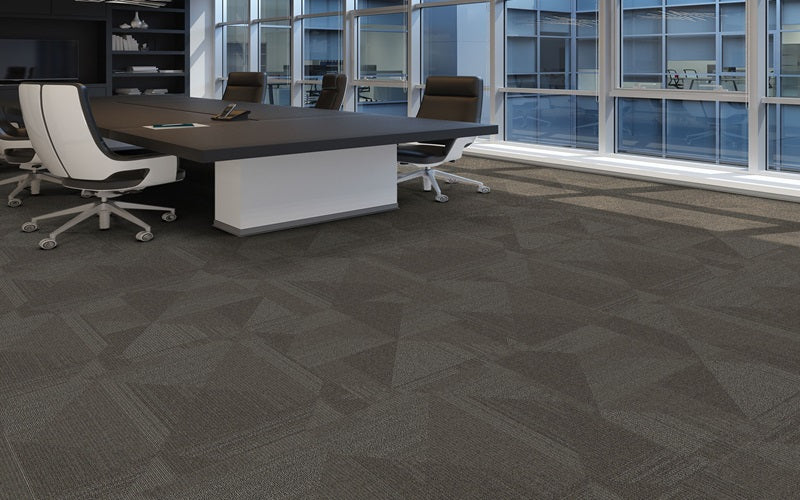 Mohawk Group Residential Enlivened Flooring In Office Setting