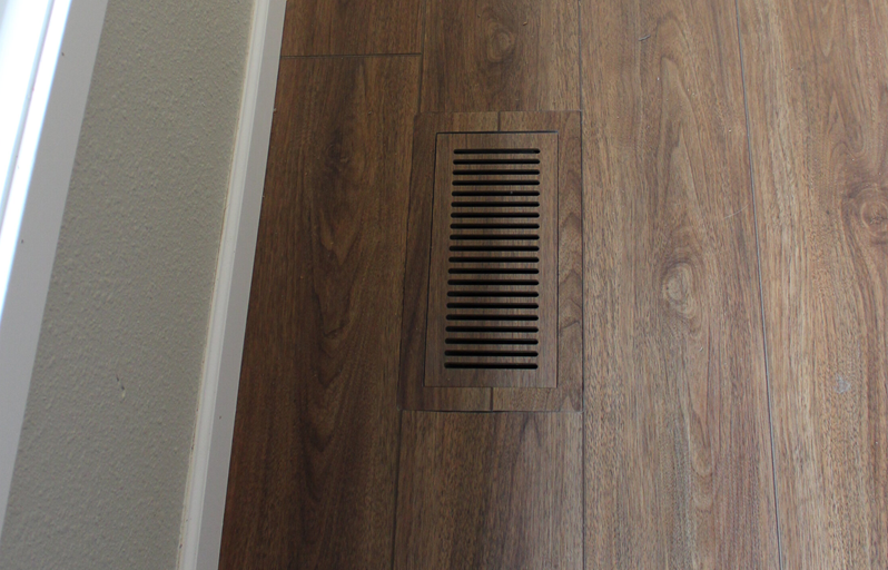 Vent Cover to Match Luxury Vinyl Plank/Tile Floors - LVP/LVT Matching Flush Mount