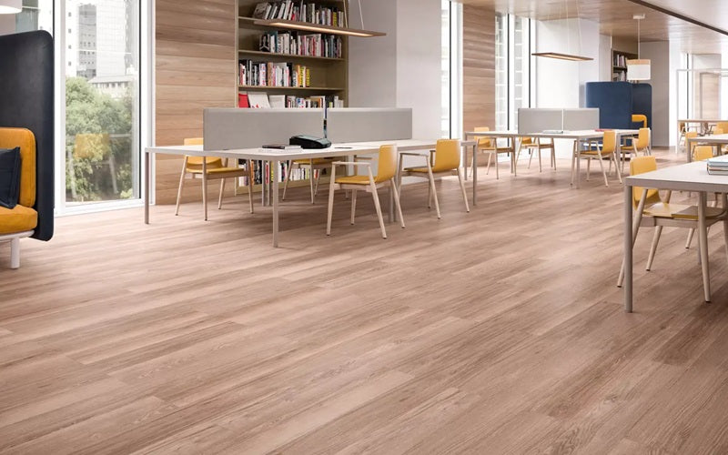 Tarkett iD Latitude Wood In A Classroom Area Setting