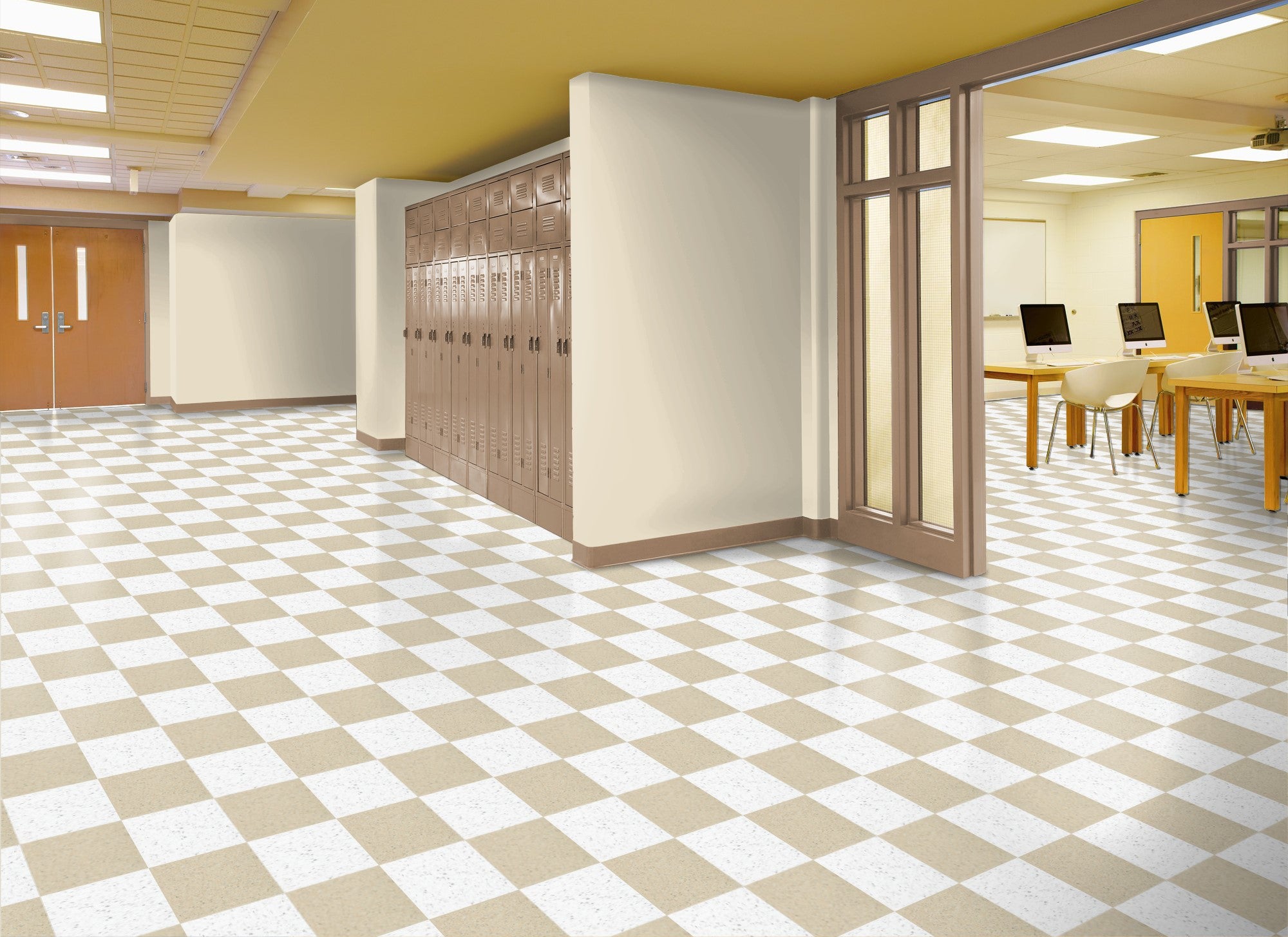 Vinyl Tile School Flooring by Armstrong