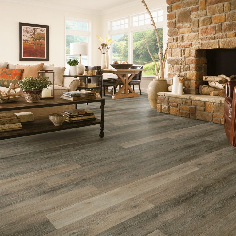 Click Lock Floating Vinyl Wood Plank Flooring Glueless Installation