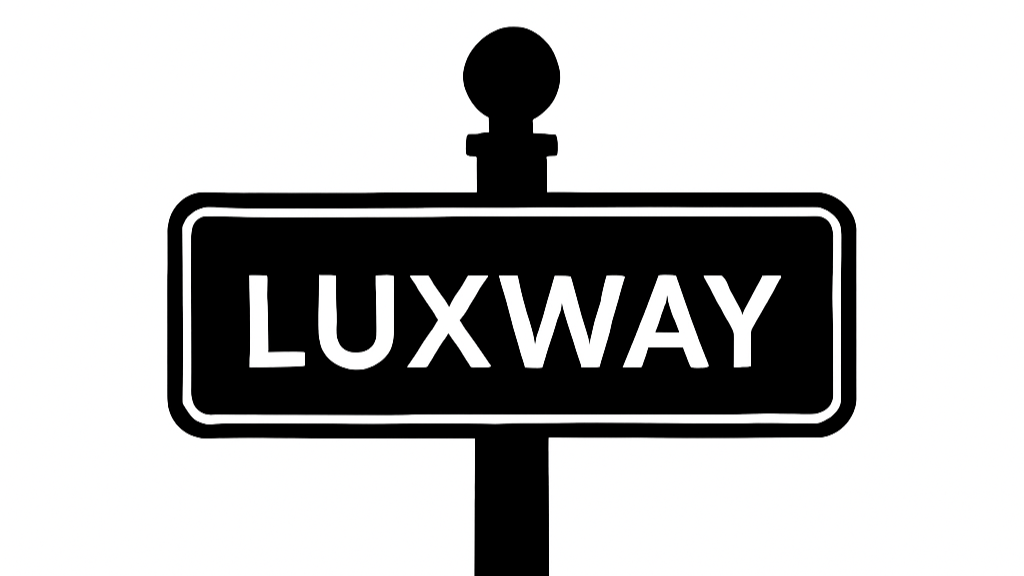 Luxway Floors Street Sign Logo