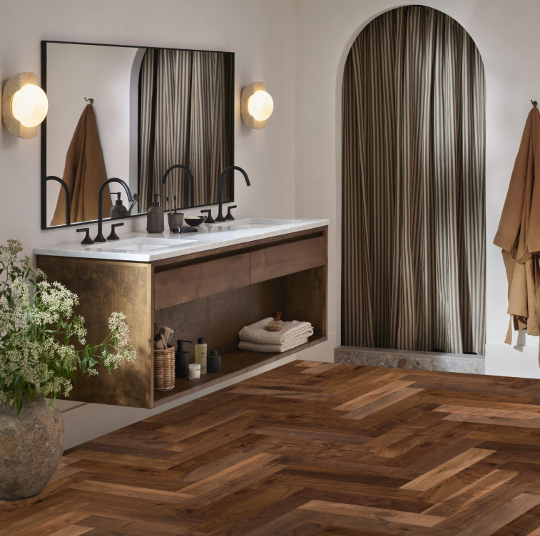 Anderson Tuftex Revival Walnut Herringbone