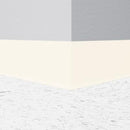 Tarkett / Johnsonite Traditional Duracove Rubber Wall Base DC01-6X100 Snow White Roll Cove (Partial Piece - Sample)