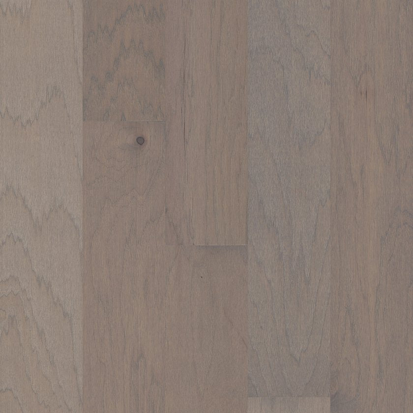 Shaw Alpine Hickory SW710-05077 Centennial Grey 6.38" x Random Lengths up to 58.5" Smooth Hickory Hardwood Flooring (30.48 SF/Box)
