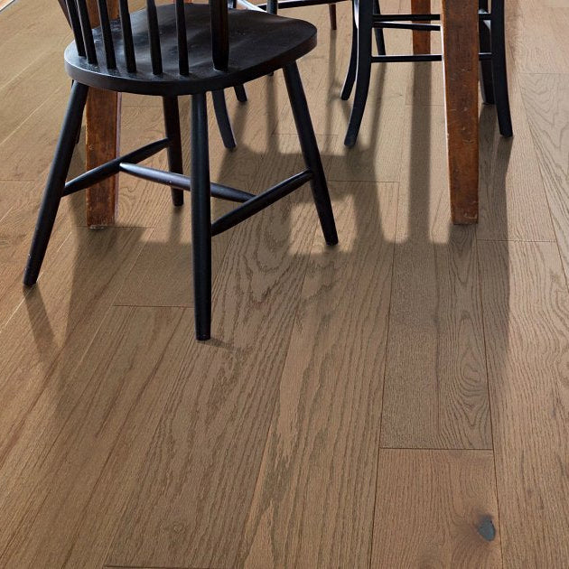 Shaw Exploration Oak SW713-02058 Canyon 6.38" x Random Lengths up to 58.56" Engineered Sliced Wire Brushed Oak Hardwood Flooring (30.48 SF/Box)