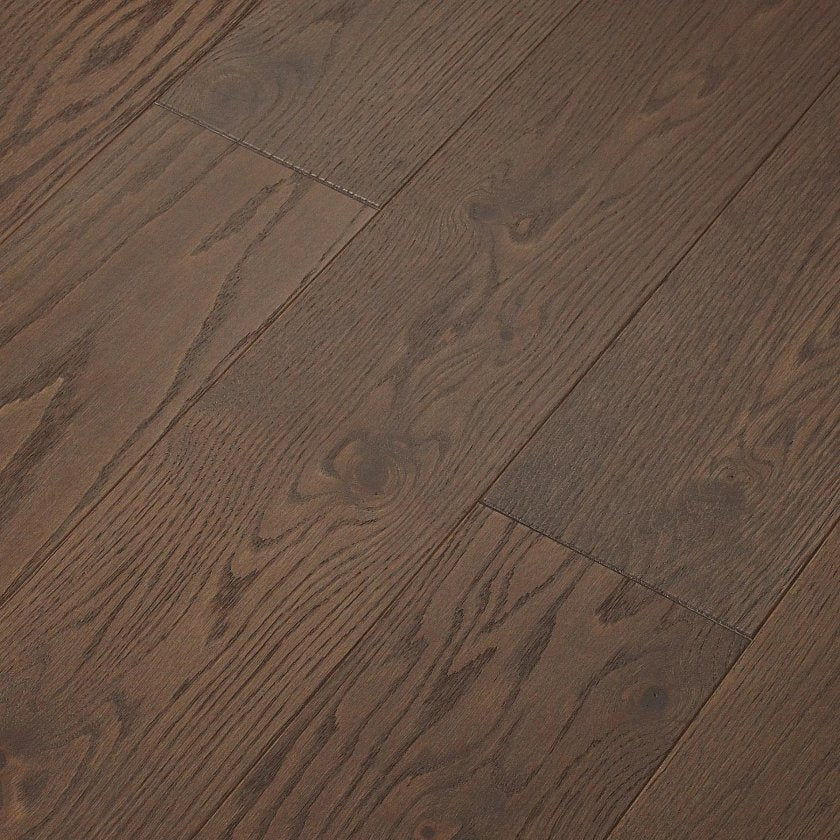Shaw Exploration Oak SW713-07079 Vale 6.38" x Random Lengths up to 58.56" Engineered Sliced Wire Brushed Oak Hardwood Flooring (30.48 SF/Box)