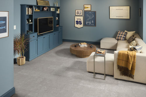 Shaw Paragon Tile Plus 1022V-05260 Pewter 12" x 23.74" SPC Vinyl Flooring (15.83 SF/Box)