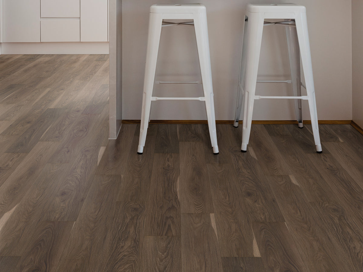 Shaw Pantheon HD+ Natural Bevel Charred Earth 1051V-07232 7.04" x 48.03" Luxury Vinyl Plank (18.81 SF/Box)