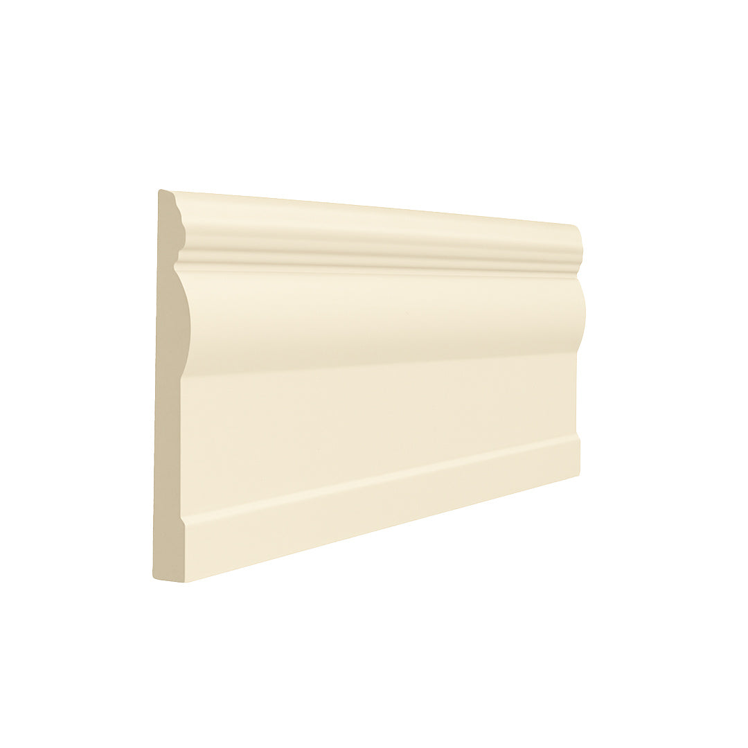 Roppe Contours Novel PV7045 170 White 7 3/4" X 8' by 1/4"