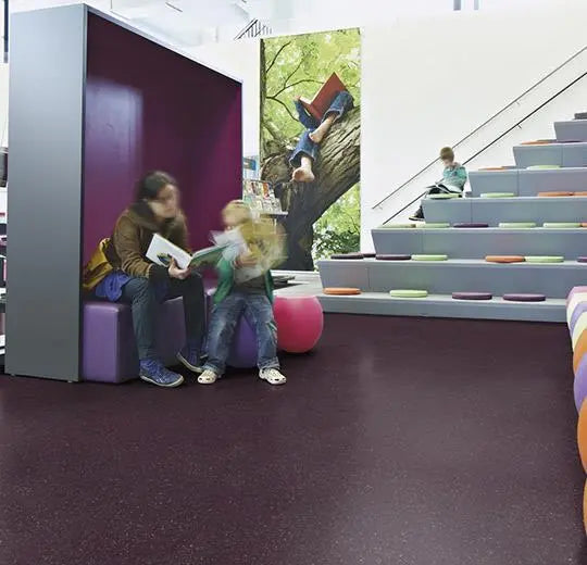 Forbo Eternal Step 172562 Eggplant Vinyl Sheet (79" Width)
