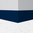Tarkett / Johnsonite Traditional Duracove Rubber Wall Base #18 Navy Blue Roll Straight (Partial Piece - Sample)
